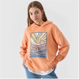 4F Jungen-Orange Kapuzenpullover - Lässiger Sport-Style 4F Jungen-Orange Kapuzenpullover - Lässiger Sport-Style