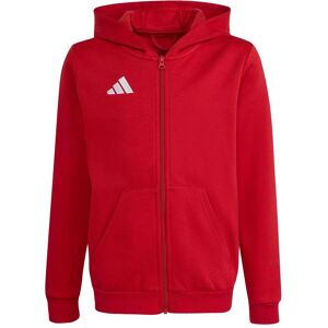 Adidas Jungen, Pullover, Ent26 Fz Hood Y - tepore/white, Mehrfarbig, Weiss, Rot, (164) Adidas Jungen, Pullover, Ent26 Fz Hood Y - tepore/white, Mehrfarbig, Weiss, Rot, (164)