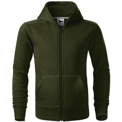 Malfini, Jungen, Pullover, Children's Trendy Zipper Sweatshirt (military), Mehrfarbig, (146) Malfini, Jungen, Pullover, Children's Trendy Zipper Sweatshirt (military), Mehrfarbig, (146)