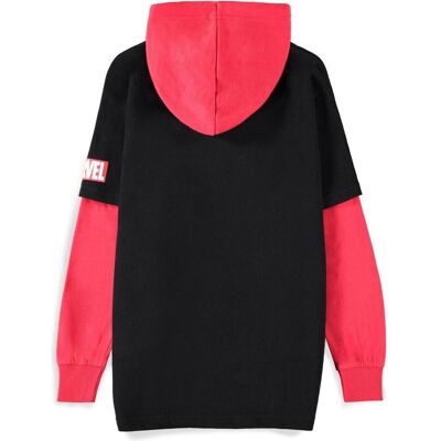 Spiderman, Jungen, Pullover, Boys Double Sleeved Hoodie, Schwarz, (146, 152) Spiderman, Jungen, Pullover, Boys Double Sleeved Hoodie, Schwarz, (146, 152)