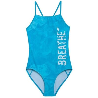 4F, Mädchen, Badeanzüge, Jr Badeanzug HJL21-JKOS002 33S, Blau, (128) 4F, Mädchen, Badeanzüge, Jr Badeanzug HJL21-JKOS002 33S, Blau, (128)
