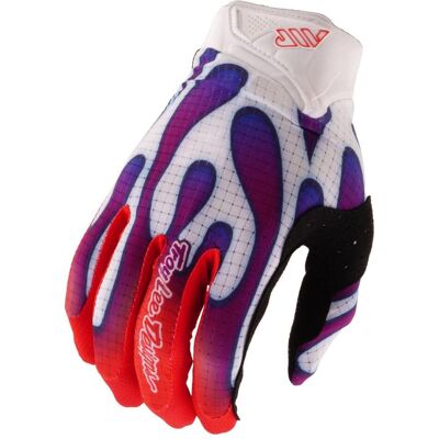 Troy Lee Designs, Jungen, Handschuhe, Air Handschuh, Overspray, white/violet, youth L, Weiss, Violett, (L) Troy Lee Designs, Jungen, Handschuhe, Air Handschuh, Overspray, white/violet, youth L, Weiss, Violett, (L)