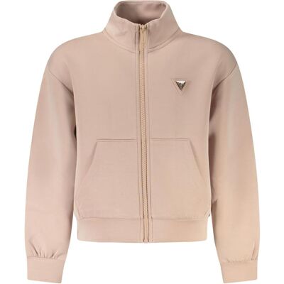Guess Mädchen, Pullover, Jeans Pinkes Sweatshirt Mit Reissverschluss Für Mädchen, Pink, (128, 140, 152) Guess Mädchen, Pullover, Jeans Pinkes Sweatshirt Mit Reissverschluss Für Mädchen, Pink, (128, 140, 152)