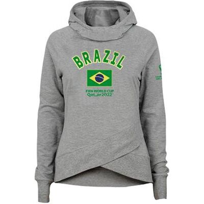 Outerstuff, Jungen, Pullover, Fifa Flag Funnel Nk Hood Brasilien Gxl16, Mehrfarbig, (XL) Outerstuff, Jungen, Pullover, Fifa Flag Funnel Nk Hood Brasilien Gxl16, Mehrfarbig, (XL)