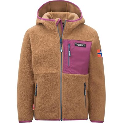 Trollkids, Jungen, Outdoorjacken, Kid's Aurlandsfjord Jacket (128), Braun, 128 Trollkids, Jungen, Outdoorjacken, Kid's Aurlandsfjord Jacket (128), Braun, 128