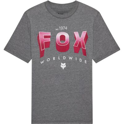 Fox, Jungen, Shirts, Yth Block Ss Tee, Grau, (S) Fox, Jungen, Shirts, Yth Block Ss Tee, Grau, (S)