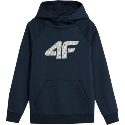 4F, Jungen, Pullover, Jungen Sweatshirt marineblau 4FJSS23TSWSM220 31F 128cm, Blau, (128) 4F, Jungen, Pullover, Jungen Sweatshirt marineblau 4FJSS23TSWSM220 31F 128cm, Blau, (128)