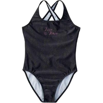 Aquawave, Mädchen, Badeanzüge, Salava Jr Badeanzug, Schwarz, (152) Aquawave, Mädchen, Badeanzüge, Salava Jr Badeanzug, Schwarz, (152)