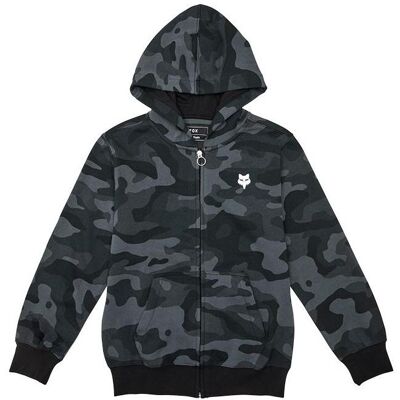 Fox, Jungen, Pullover, Hoody 23 Yth Pack E Zip Blk Cam Ym, Schwarz, (M) Fox, Jungen, Pullover, Hoody 23 Yth Pack E Zip Blk Cam Ym, Schwarz, (M)