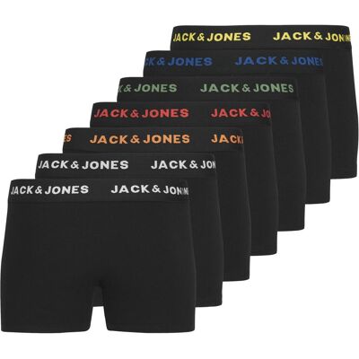 Jack & Jones, Jungen, Unterhosen, Basic, Schwarz, (7er Pack, 152) Jack & Jones, Jungen, Unterhosen, Basic, Schwarz, (7er Pack, 152)