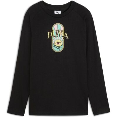 Puma Unisex, Shirts, GRAPHIC Acid Cat Longsleeve Tee B, Schwarz, (140) Puma Unisex, Shirts, GRAPHIC Acid Cat Longsleeve Tee B, Schwarz, (140)
