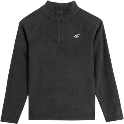 4F, Jungen, Pullover, Bluza Jr 4FJAW23UFLEF033-20S 122/128, Schwarz, (122, 128) 4F, Jungen, Pullover, Bluza Jr 4FJAW23UFLEF033-20S 122/128, Schwarz, (122, 128)