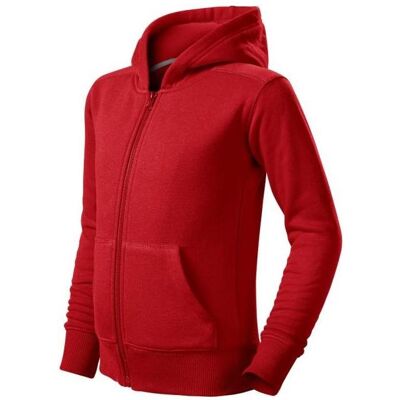Malfini, Jungen, Pullover, Trendy Zipper Jr MLI-41207 sweatshirt, Rot, (158) Malfini, Jungen, Pullover, Trendy Zipper Jr MLI-41207 sweatshirt, Rot, (158)