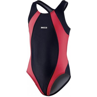 Beermann GmbH Mädchen Schwimmanzug - Badeanzug - Rot/Schwarz Beermann GmbH Mädchen Schwimmanzug - Badeanzug - Rot/Schwarz