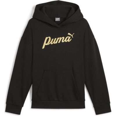 Puma Mädchen, Pullover, ESS+ SCRIPT Metallic Hoodie FL G, Schwarz, (140) Puma Mädchen, Pullover, ESS+ SCRIPT Metallic Hoodie FL G, Schwarz, (140)