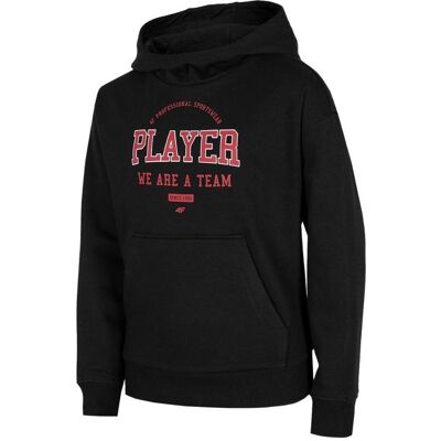 4F, Jungen, Pullover, Bluza dla chłopca głęboka czerń HJZ22 JBLM006 20S 128cm, Schwarz, (128) 4F, Jungen, Pullover, Bluza dla chłopca głęboka czerń HJZ22 JBLM006 20S 128cm, Schwarz, (128)