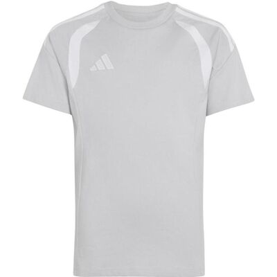 Adidas Jungen, Sportshirt, Tiro26L Sw Teey - tmlggr/white (128), Grau, Silber, 128 Adidas Jungen, Sportshirt, Tiro26L Sw Teey - tmlggr/white (128), Grau, Silber, 128