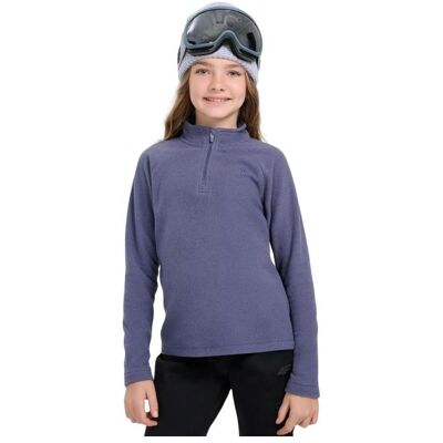 4F, Mädchen, Pullover, marineblaues Fleece-Sweatshirt für Mädchen, Blau, (146, 152) 4F, Mädchen, Pullover, marineblaues Fleece-Sweatshirt für Mädchen, Blau, (146, 152)