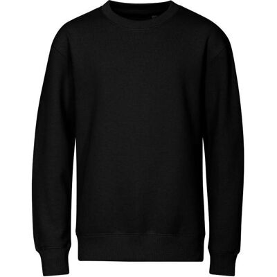 Malfini, Jungen, Pullover, Children's Crew Sweatshirt (Black), Schwarz, (134) Malfini, Jungen, Pullover, Children's Crew Sweatshirt (Black), Schwarz, (134)