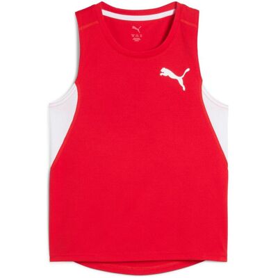 Puma Jungen, Sportshirt, Y Cross The Line Singlet 3.0 (152), Rot, 152 Puma Jungen, Sportshirt, Y Cross The Line Singlet 3.0 (152), Rot, 152
