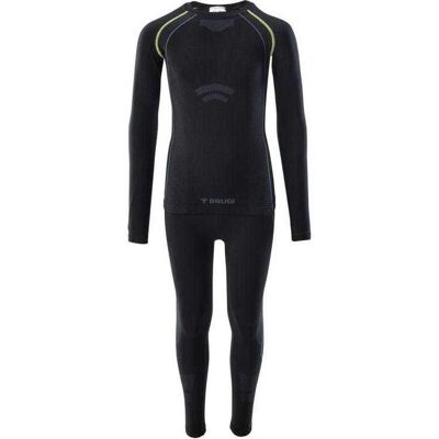 Brugi, Jungen, Funktionsunterhose, Thermounterwäsche Jr (152, 170), Schwarz, Gelb, 152, 170 Brugi, Jungen, Funktionsunterhose, Thermounterwäsche Jr (152, 170), Schwarz, Gelb, 152, 170