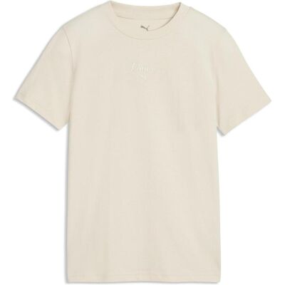 Puma Mädchen, Sportshirt, ESS SCRIPT Tee G (152), Weiss, 152 Puma Mädchen, Sportshirt, ESS SCRIPT Tee G (152), Weiss, 152
