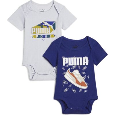 Puma Bodys, MINICATS Newborn Bodysuit 2pcs Set INF, Blau, (62) Puma Bodys, MINICATS Newborn Bodysuit 2pcs Set INF, Blau, (62)