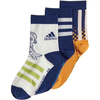 Adidas Jungen, Sportsocken, Star Wars Young Jedi 3P Jr Socken (28 - 30), Blau, Mehrfarbig Adidas Jungen, Sportsocken, Star Wars Young Jedi 3P Jr Socken (28 - 30), Blau, Mehrfarbig