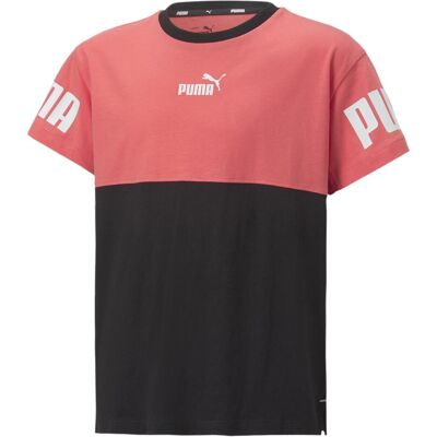 Puma Mädchen, Sportshirt, Power Colorblock Tee G (140), Pink, 140 Puma Mädchen, Sportshirt, Power Colorblock Tee G (140), Pink, 140
