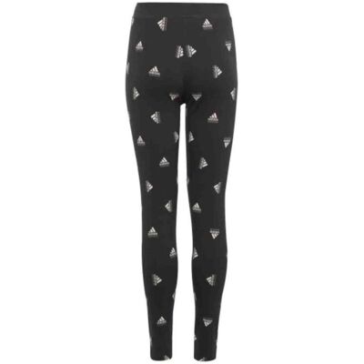 Adidas Mädchen, Hosen, Brand Love Print Cotton Leggings für Kinder, Schwarz, (128) Adidas Mädchen, Hosen, Brand Love Print Cotton Leggings für Kinder, Schwarz, (128)
