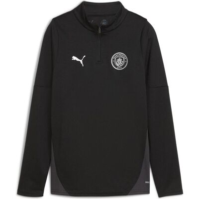 Puma Jungen, Pullover, MCFC Training 1/4 Zip Top Jr, Blau, Gelb, Mehrfarbig, (116) Puma Jungen, Pullover, MCFC Training 1/4 Zip Top Jr, Blau, Gelb, Mehrfarbig, (116)