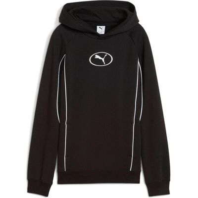 Puma Jungen, Pullover, SPORT Hoodie FL B, Schwarz, (128) Puma Jungen, Pullover, SPORT Hoodie FL B, Schwarz, (128)