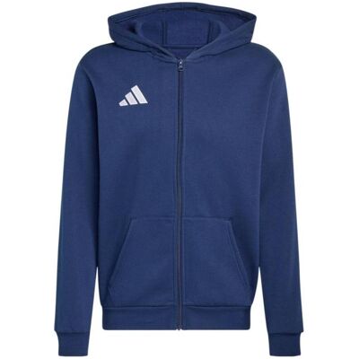 Adidas Jungen, Pullover, Entrada Kapuzenpullover mit durchgehendem Reissverschluss für Kinder, marineblau, Blau, (152) Adidas Jungen, Pullover, Entrada Kapuzenpullover mit durchgehendem Reissverschluss für Kinder, marineblau, Blau, (152)