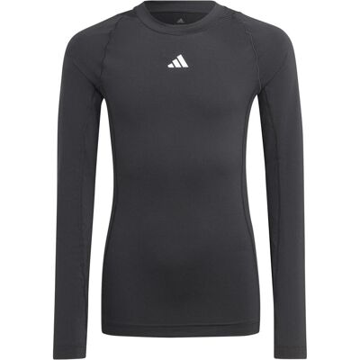 Adidas Jungen, Sportshirt, Techfit Aeroready Longsleeve (140), Schwarz, 140 Adidas Jungen, Sportshirt, Techfit Aeroready Longsleeve (140), Schwarz, 140