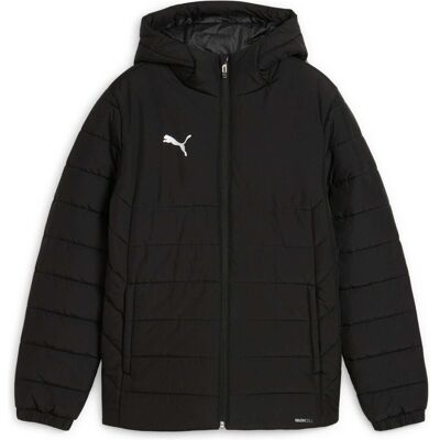 Puma Jungen, Winterjacken, teamADDITIONS Hooded Padded Jacket Jr, Schwarz, (164) Puma Jungen, Winterjacken, teamADDITIONS Hooded Padded Jacket Jr, Schwarz, (164)