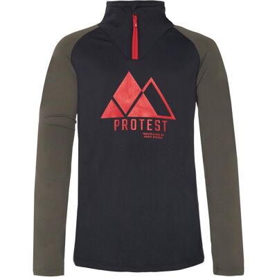 Protest, Jungen, Pullover, Jungen 1/4 Fleece RICOE JR Deep Ocean 116, Blau, (116) Protest, Jungen, Pullover, Jungen 1/4 Fleece RICOE JR Deep Ocean 116, Blau, (116)