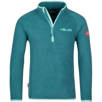 Trollkids, Unisex, Pullover, Kid's Nordland Half Zip, Türkis, (92) Trollkids, Unisex, Pullover, Kid's Nordland Half Zip, Türkis, (92)