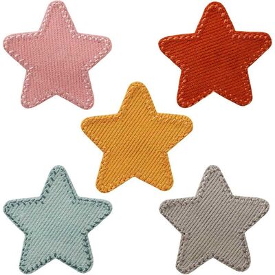 Mono Quick SORT. 10 - Stern Cord, Applikationen, Mehrfarbig, Orange, Blau, Gelb, Rosa, Grau Mono Quick SORT. 10 - Stern Cord, Applikationen, Mehrfarbig, Orange, Blau, Gelb, Rosa, Grau