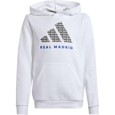 adidas Kinder Weiß Real Madrid Hoodie - Hoodie adidas Kinder Weiß Real Madrid Hoodie - Hoodie