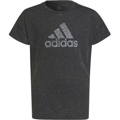 Adidas Mädchen, Sportshirt, Koszulka Badge of Sport T-Shirt Mädchen HM2646 (140), Schwarz, Weiss, 140 Adidas Mädchen, Sportshirt, Koszulka Badge of Sport T-Shirt Mädchen HM2646 (140), Schwarz, Weiss, 140