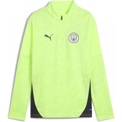 Puma Jungen, Pullover, MCFC Training 1/4 Zip Top Jr, Mehrfarbig, Gelb, Blau, (128) Puma Jungen, Pullover, MCFC Training 1/4 Zip Top Jr, Mehrfarbig, Gelb, Blau, (128)