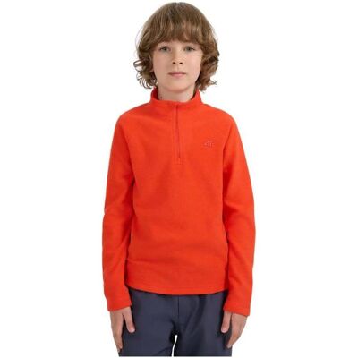 4F, Jungen, Pullover, rotes Fleece-Sweatshirt für einen Jungen, Rot, (158, 164) 4F, Jungen, Pullover, rotes Fleece-Sweatshirt für einen Jungen, Rot, (158, 164)
