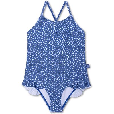 Swim Essentials, Mädchen, Badeanzüge, Badeanzug Mädchen 98/104 Blue Leopard, Blau, (104, 98) Swim Essentials, Mädchen, Badeanzüge, Badeanzug Mädchen 98/104 Blue Leopard, Blau, (104, 98)