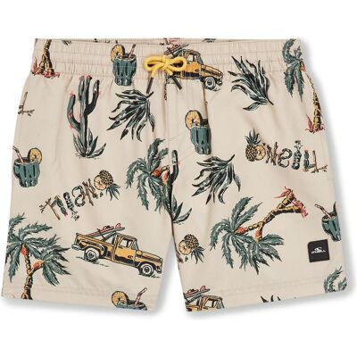 O'Neill, Jungen, Badehosen, MIX & MATCH CALI PRINT 13" SWIM SHORTS, Beige, (140) O'Neill, Jungen, Badehosen, MIX & MATCH CALI PRINT 13" SWIM SHORTS, Beige, (140)