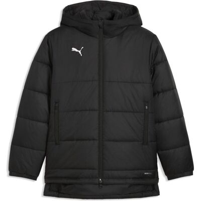 Puma Jungen, Laufjacke, teamADDITIONS Bench Jacket Jr (116), Schwarz, 116 Puma Jungen, Laufjacke, teamADDITIONS Bench Jacket Jr (116), Schwarz, 116