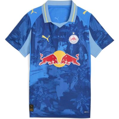 Puma Jungen, Fussballtrikot, KidSuper RBS Jersey Replica JR (116), Gelb, Mehrfarbig, Blau, 116 Puma Jungen, Fussballtrikot, KidSuper RBS Jersey Replica JR (116), Gelb, Mehrfarbig, Blau, 116