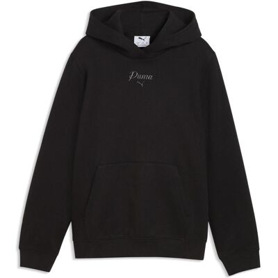 Puma Mädchen, Pullover, ESS SCRIPT Hoodie FL G, Schwarz, (140) Puma Mädchen, Pullover, ESS SCRIPT Hoodie FL G, Schwarz, (140)