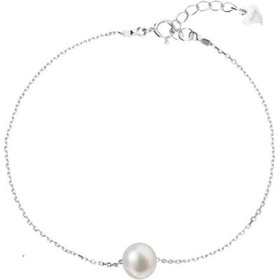 Evolution Group, Armschmuck, Silver bracelet with right pearl Pavon 23009.1 (L), (Perle) Evolution Group, Armschmuck, Silver bracelet with right pearl Pavon 23009.1 (L), (Perle)
