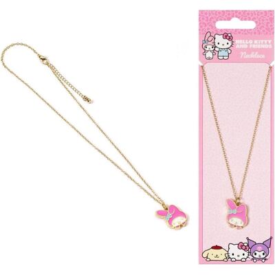 Halsschmuck, Collana Hello Kitty My Melody, (Zinklegierung, 40 cm) Halsschmuck, Collana Hello Kitty My Melody, (Zinklegierung, 40 cm)