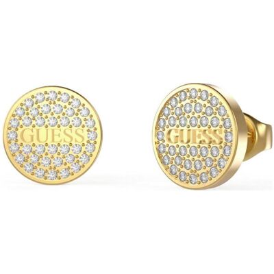 Guess Ohrringe, Glitter Studs Party Gold Plated Earrings JUBE02155JWYGT/U, (Edelstahl) Guess Ohrringe, Glitter Studs Party Gold Plated Earrings JUBE02155JWYGT/U, (Edelstahl)